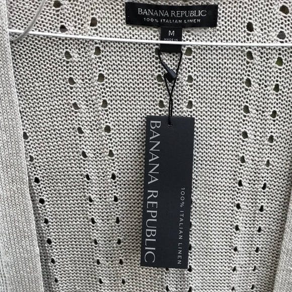 Banana Republic 100% Italian Linen Cardigan - Picture 2 of 4